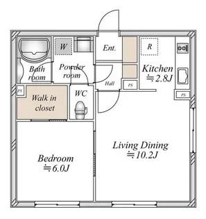 アーバンパーク方南町【2階】の間取り