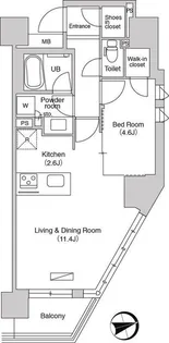エミリブ石神井公園【6階】の間取り