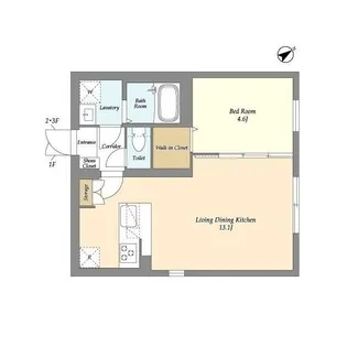 ネオアーバンレジデンス江古田【1階】の間取り