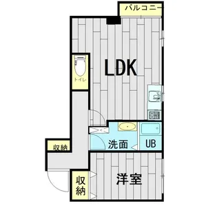 メゾンピレネ【2階】の間取り