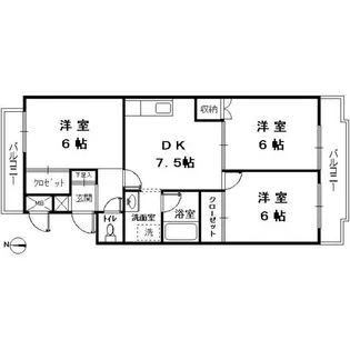 ヴェルデ石神井公園【2階】の間取り