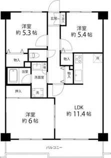 Ts garden光が丘【3階】の間取り