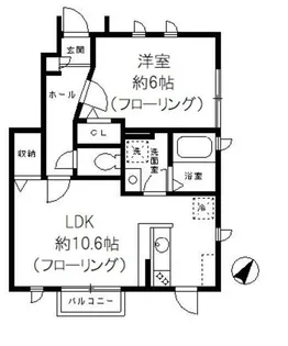 ヴァンオランジュ【1階】の間取り