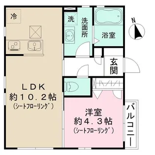 メープルハウス【1階】の間取り