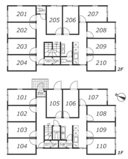 TOKYOβ鷺ノ宮19 1棟貸し【ALL号室】の間取り