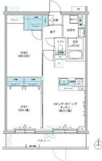 SYNCHRONICITY MUSASHINO【1階】の間取り