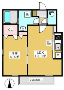 ロジプルニエ【2階】の間取り