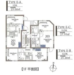 アヴァンタージュ中野EAST【2階】の間取り