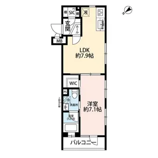 プレール・ドゥーク西荻窪【3階】の間取り