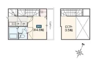 MELDIAひばりヶ丘【2階】の間取り