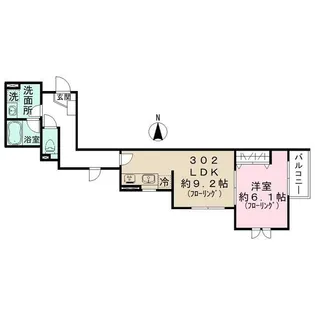 シェール東武練馬【3階】の間取り