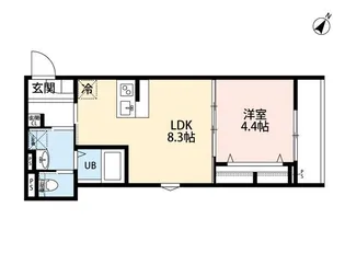 SENO阿佐ヶ谷【1階】の間取り