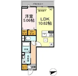 セジュール西台4【1階】の間取り