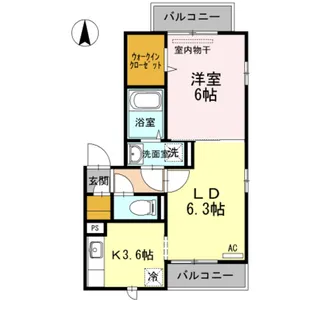 ラフィーネ氷川台【2階】の間取り