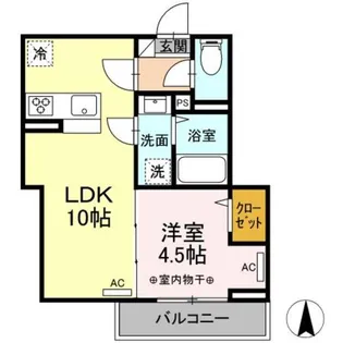 グラナーデ南田中【3階】の間取り