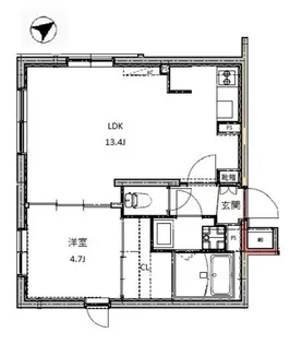 CREAL西荻窪Ⅱ【2階】の間取り