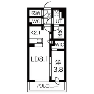 テラス上石神井ウエスト【2階】の間取り