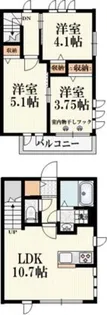 リヴィエール 下井草【101号室】の間取り