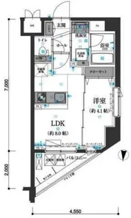 リヴシティ練馬高野台【4階】の間取り
