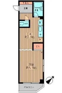 サウスシティ阿佐ヶ谷【3階】の間取り