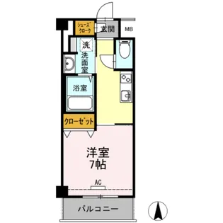 イーストングレイス【1階】の間取り