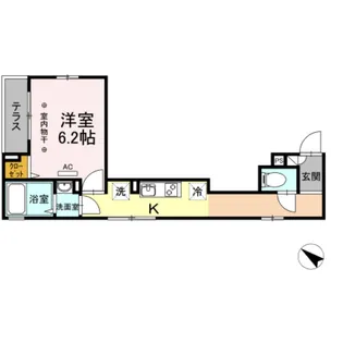 セレッソYP【1階】の間取り