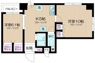 ヴィアーレM【2階】の間取り