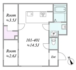 trias237【1階】の間取り