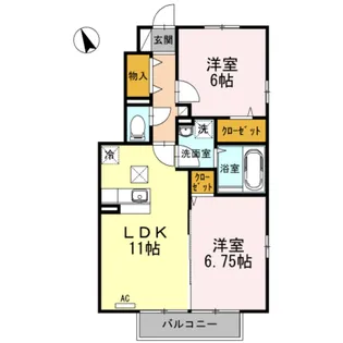パークアベニューⅡ【1階】の間取り