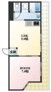 かねさか第2関口マンション【4階】の間取り