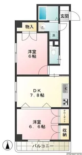 フォレスト武蔵野【2階】の間取り