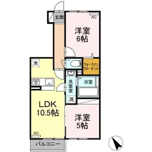 スイートセントヒルズ【1階】の間取り
