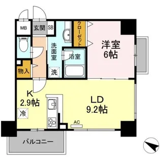 ハイムローゼⅦ【3階】の間取り