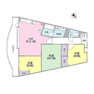 コーピアス・エス【3階】の間取り
