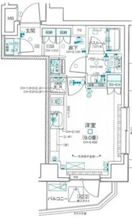 デュオステージ武蔵関【302号室】の間取り
