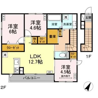 クレスト・トモ【2階】の間取り