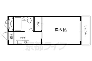 ヴィラ藤【401号室】の間取り