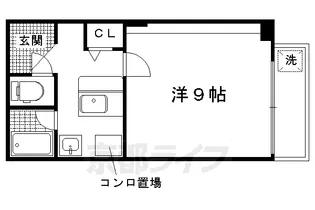 1Kの間取り画像
