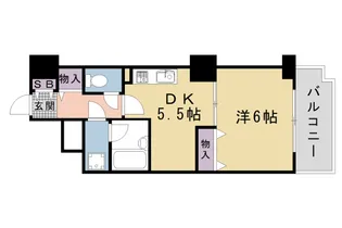 京都府京都市下京区麓町【マンション】の間取り