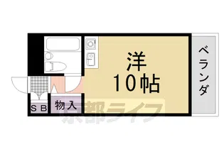 クオリエ桂川東【402号室】の間取り