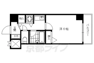 ライオンズマンション東山壱番館【405号室】の間取り