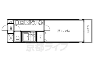 CASA祇園【604号室】の間取り