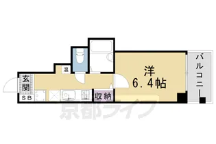 ヌフジャラン御前【7階】の間取り