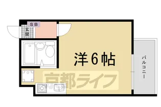 ラポール【208号室】の間取り