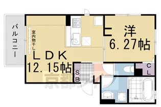 カーサ ヨシ【3階】の間取り