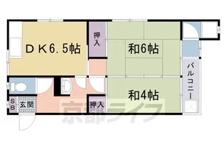 第一北原ハイツ【2階】の間取り