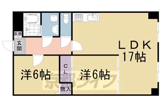 グレイスヴィラ阿部【05-C号室】の間取り
