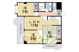 嵯峨西和【5階】の間取り
