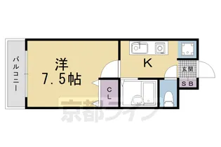 O.H.K.7【6階】の間取り