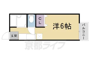 メゾンプランタン【1階】の間取り